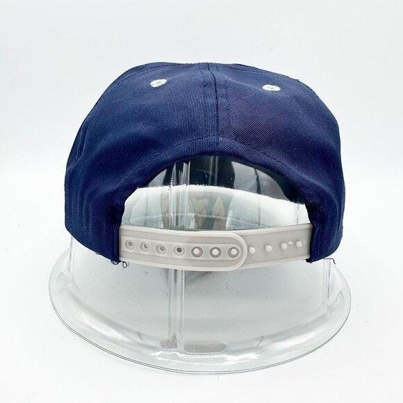 VTG Penn State Nittany Lions Embroidered Spellout SnapBack Youth Hat Blue Gray - Picture 4 of 5